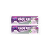 Parex Büzgülü 10'lu Çöp Torbası Beyaz Sabun Kokulu Büyük Boy 65 x 70 cm Ikili Paket