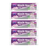 Parex Büzgülü 10'lu Çöp Torbası Kiraz Çiçeği Kokulu Büyük Boy 65 x 70 cm Beşli Paket