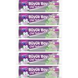 Parex Büzgülü 10'lu Çöp Torbası Yasemin Kokulu Büyük Boy 65 x 70 cm Altılı Paket