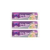 Parex Büzgülü Çöp Torbası Vanilya Kokulu Orta Boy 15'li 55 x 60 cm Üçlü Paket