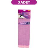Parex Easy Mikrofiber Temizlik Bezi 2' Li Paket Üçlü Set Toplamda 6 Adet