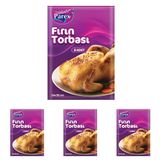 Parex Fırın Torbası Çok Renkli 8 Adet (4 paketi)