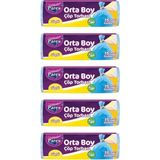 Parex Güçlü Çöp Torbası Orta Boy 5'li Paket - Ahşap - Bej