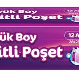 Parex Kilitli Buzdolabı Poşet Büyük Boy 12'Li