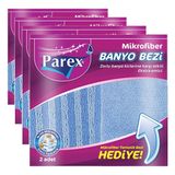 Parex Mikrofiber Banyo Bezi (mikrofiber Temizlik Bezi Hediye) (4 paketi)