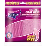 Parex Mikrofiber Cam Bezi Bej Renkli Temizlik Bezi Hediye Yüksek Emicilik ve Dayanıklı Yapı
