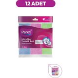 Parex Mikrofiber Karışık Renkli 3 Adet Temizlik Bezi 12 Paket