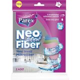 Parex Neofiber Temizlik Bezi Yeni Nesil Mikrofiber 2 Adet Üstün Emicilik Özelliği ile