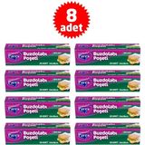 Parex Orta Boy Buzdolabı Poşeti 8 Adet - 24x38 cm Kaliteli ve Kullanışlı