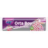 Parex Premium Büzgülü Çöp Torbası Çilek Kokulu Orta Boy 15'li 55 x 60 cm