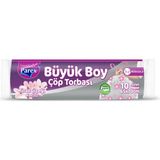 Parex Premium Büzgülü Çöp Torbası Kiraz Çiçeği Kokulu Büyük Boy 10'lu 65 x 70 cm
