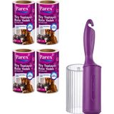 Parex Premium Tüy Toplayıcı 4'lü Yedek Rulo ve Aparat + Şeffaf Kapak Paketi