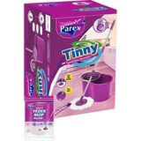 Parex Tinny Temizlik Seti Tekli Yedek Mop Hediyeli Mikrofiber Malzemeden Çok Amaçlı Kullanım