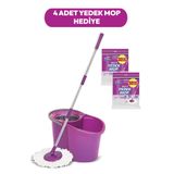 Parex Tornado Otomatik Temizlik Seti ve 4'lü Yedek Mop Paketi