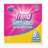 Parex Trend Mikrofiber Temizlik Bezi 9'lu Yüzeyleri Çizmeden Temizler Konforlu Kullanım
