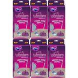 Parex Wondero 6 lı Set Yedek Mop Refill Mikrofiber Malzeme ile 23x23 cm Temizlik Kolaylığı - Altın