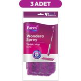 Parex Wondero Sprey Yedek Mop Refil Üçlü Paket - Mor