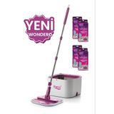 Parex Yeni Wondero Otomatik Temizlik Seti - 4 Adet Yedek Mop