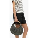 Parfois Kadın Bamboo Detaylı Hasır Hobo Çanta - Standart - Haki