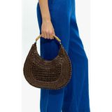 Parfois Kadın Bamboo Detaylı Hasır Hobo Çanta - Standart - Kahverengi