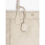 Parfois Kadın Charm'lı Kanvas Shopper Çanta - Standart - Ekru