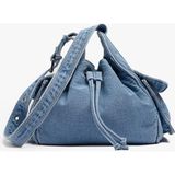 Parfois Kadın Denim Omuz Çantası - Standart - Kot Mavi