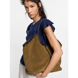 Parfois Kadın Deri 15" Laptop Shopper Çanta - Standart - Hardal - Sarı
