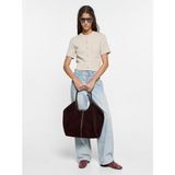 Parfois Kadın Deri 15" Laptop Shopper Çanta - Standart - Kahverengi