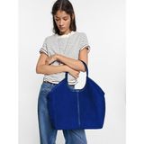 Parfois Kadın Deri 15" Laptop Shopper Çanta - Standart - Mavi