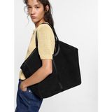 Parfois Kadın Deri 15" Laptop Shopper Çanta - Standart - Siyah