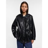 Parfois Kadın Deri Görünümlü Biker Ceket - XS - S - Siyah