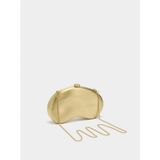 Parfois Kadın Metalik Party Clutch Çanta - Standart - Gold