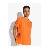 PARFOIS Kadın Tığ İşlemeli %100 Pamuklu T-Shirt