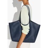 Parfois Kadın Üst Dikişli Shopper Çanta L - Standart - Lacivert