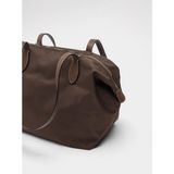 Parfois Teknik Kumaş Shopper Çanta L - Standart - Kahverengi