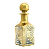 Parfüm Esans Cam Şişesi Gold Boş Esans Cam Şişesi Dekorotif Vitrin Şişesi 150 Ml. X002-150ML-1