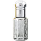 Parfüm Esans Cam Şişesi Silver Boş Esans Şişesi 6 Ml. Premium A110-6ML-2