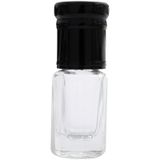 Parfüm Esans Cam Şişesi Siyah Boş Esans Şişesi 3 Ml. 10 Adet Premium A103-3ML-1