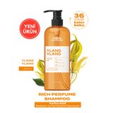 Parfüm Etkili Besleyici ve Nemlendirici Şampuan KUNDAL Rich Perfume Shampoo 500ml (Ylang Ylang)