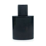 Parfüm Şişesi 100 ml (2 Adet ) Özel Siyah Elips Kolay Kapama Boş Şişe
