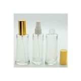 Parfüm Şişesi 50 ML 2 Adet Eyfel Sarı Kapak Plastik Valf Boş Şişe