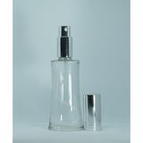 Parfüm Şişesi 50 ml (2 Adet) (TEKRAR DOLDURULABİLİR) Eyfel Gri Metal Valf ve Kapak Boş Şişe