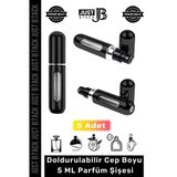 #Parfümşişesi Şişesinden Doldurulabilir Taşınabilir Çanta İçi Mini Cep Parfüm Şişesi 5 Ml X 5 Adet