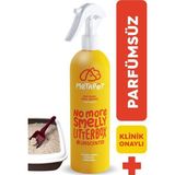 Parfümsüz Kedi Kumu Koku Giderici, Doğal Ve Kokusuz/Naturel Kedi Tuvaleti Için Sprey, 400 ml