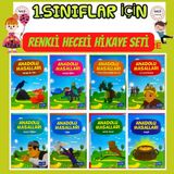 Parıltı 1.sınıf Renkli Heceli süper hikaye seti