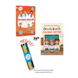 Parıltı Yayınları 1. Sınıf Anetil İlk Okuma Yazma Seti 10 Kitap-Örnek Harfli Çalışma Defteri SET(KALEM SETİ HEDİYE!)