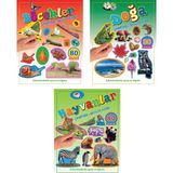 Parıltı Yayınları Çıkartma ve Aktivite Kitabı Serisi - Böcek+Doğa+Hayvanlar - 4+ Yaş - Okul Öncesi - 3 Kitap - Set - Çıkartma - Etkinlik - Aktivite