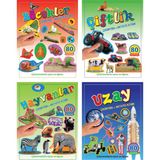 Parıltı Yayınları Çıkartma ve Aktivite Kitabı Serisi - Böcekler+Hayvanlar+Uzay+Çiftlik - 4+ Yaş - Okul Öncesi - Set - 4 Kitap - Çıkartma - Etkinlik - Aktivite