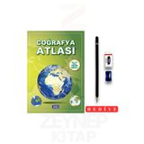 Parıltı Yayınları Coğrafya Atlası Dünya Fiziki Haritası Posteri Hediyeli (Kalem Seti Hediyeli)