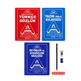 Parıltı Yayınları Ilkokul ve Ortaokul Türkçe Sözlük Yazım(Imla) Kılavuzu Deyimler ve Atasözleri 3'lü Sözlük Seti(Biala Kapak) Tdk Son Değişiklikler Esas Alınmıştır Kalem Seti Hediyeli